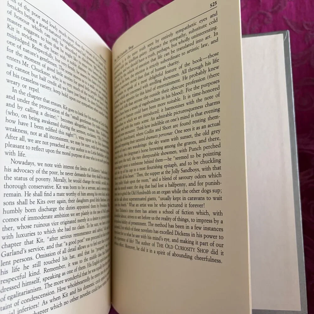 1988 The Old Curiosity Shop by Charles Dickens, Lovely Vintage Book, Nice Gift